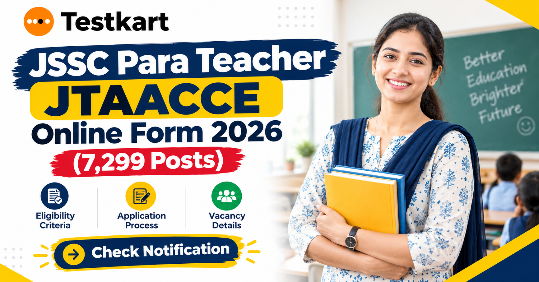 JSSC Para Teacher JTAACCE Online Form 2026 (7299 Posts)