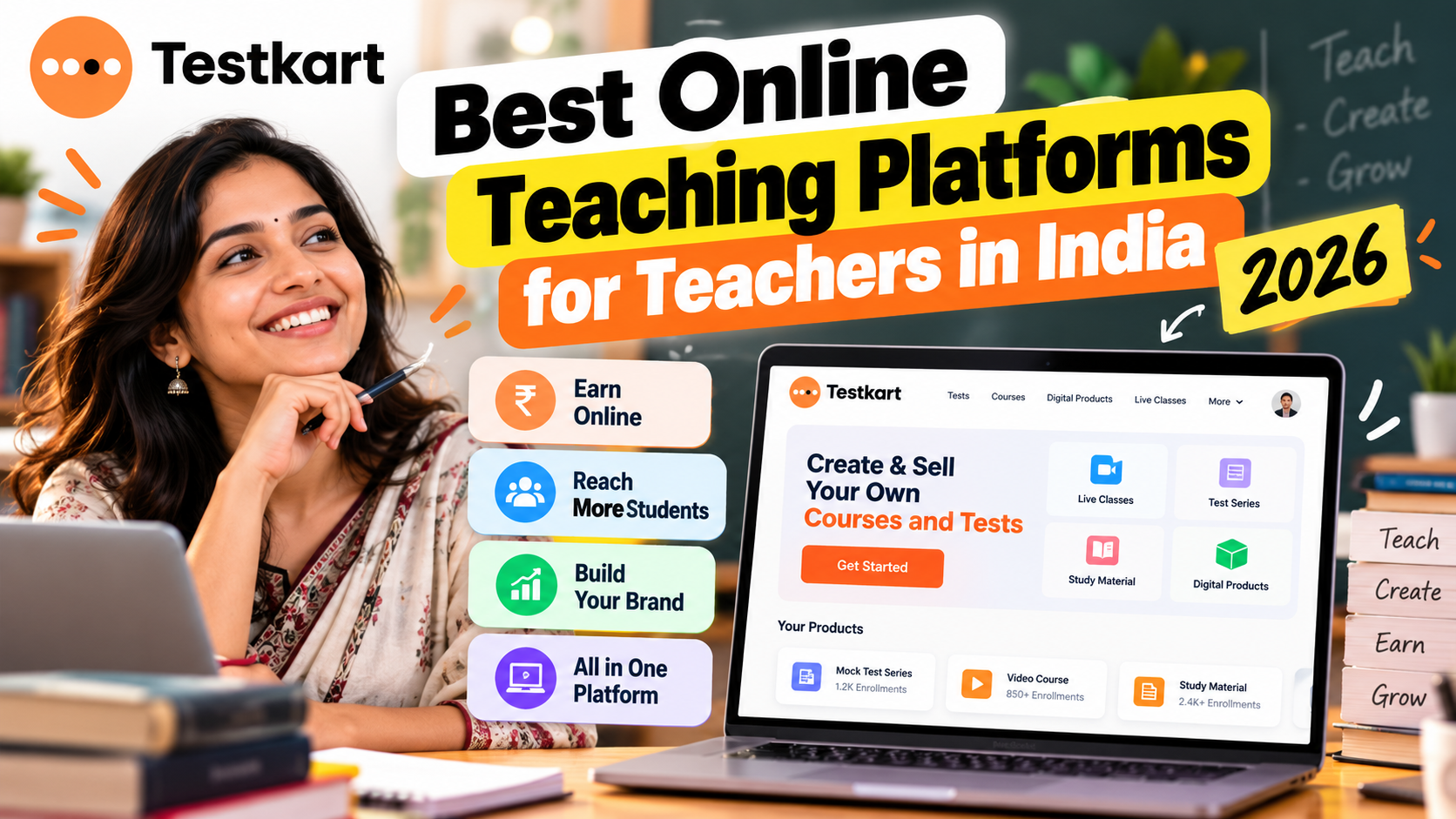 Best Online Teaching Platforms for Teachers in India (2026)