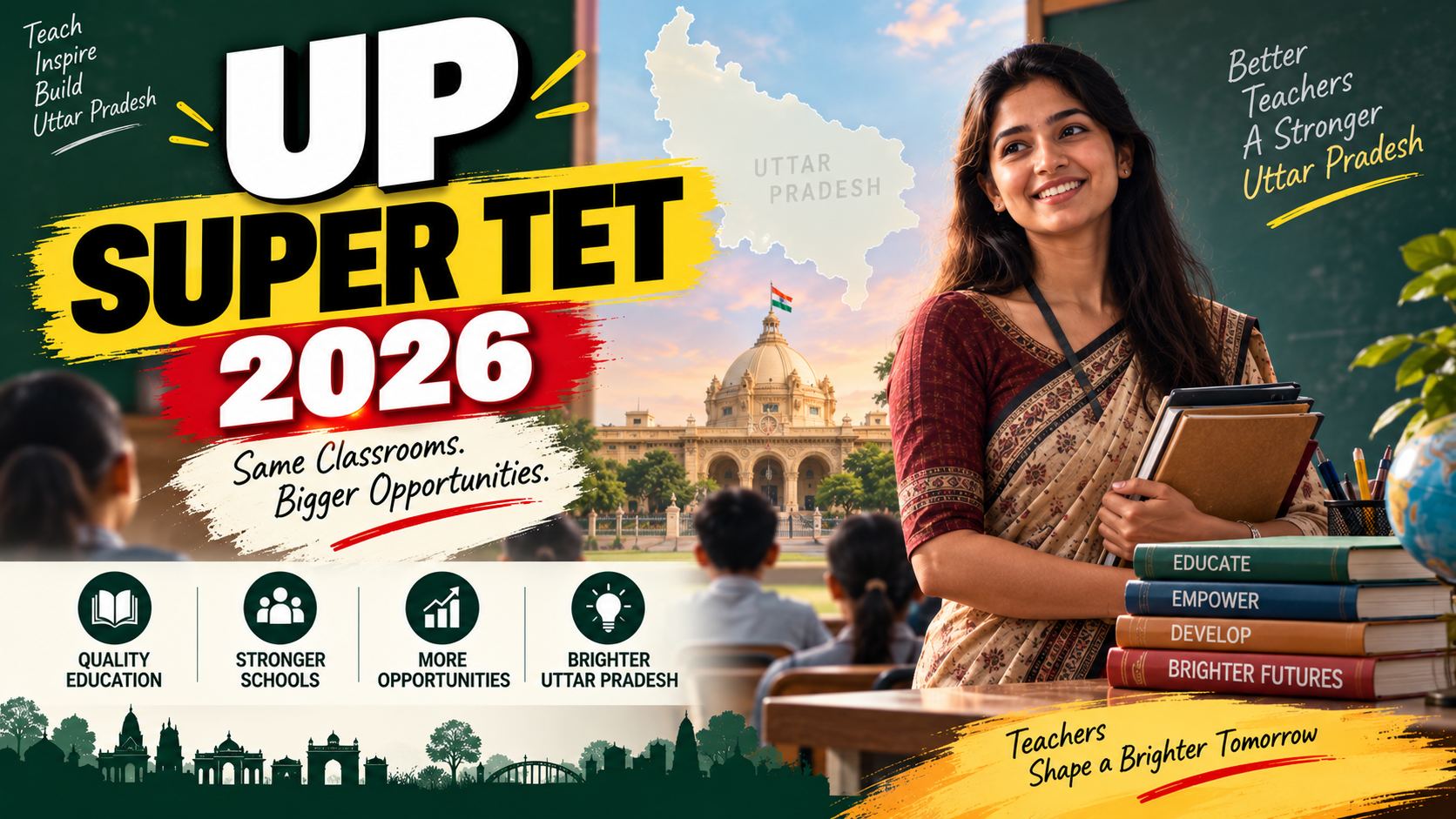 UP Super TET 2026: 12,405 Vacancies, Eligibility, Exam Pattern, Salary & Important Dates