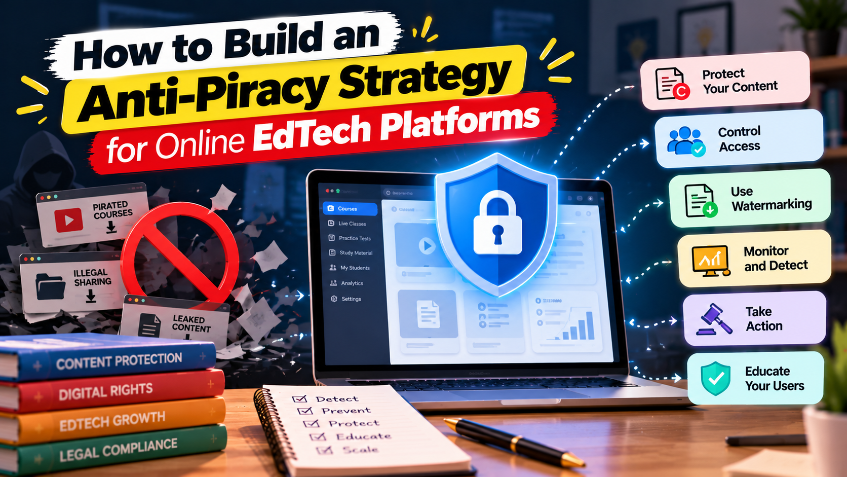 How to Build an Anti-Piracy Strategy for Online EdTech Platforms