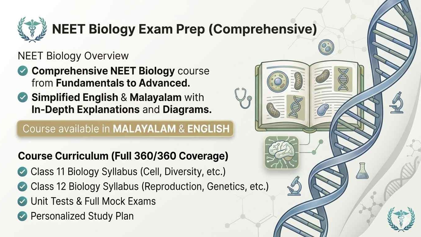 Complete NEET Biology Course: From Basics to Advanced