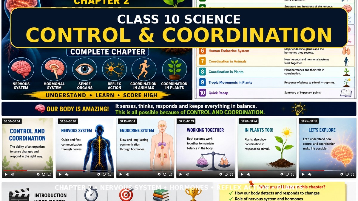 Class 10 Biology Control and Coordination