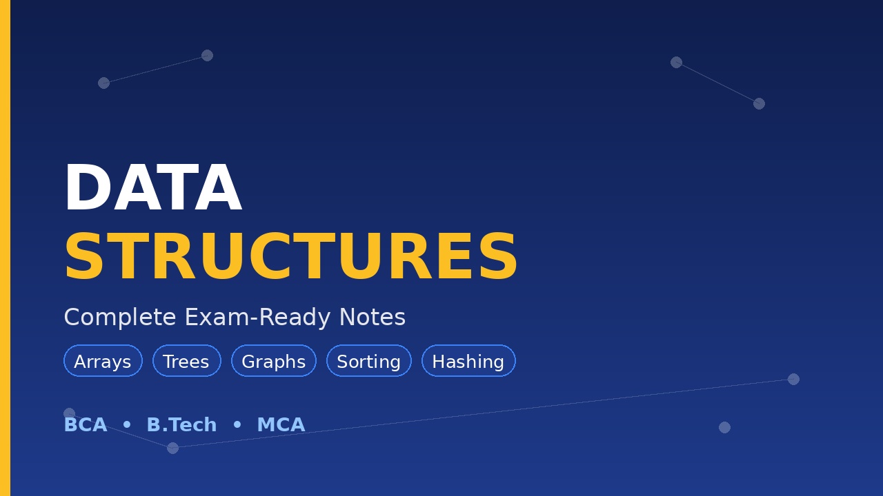 Data Structures for BCA/B.Tech/MCA Students